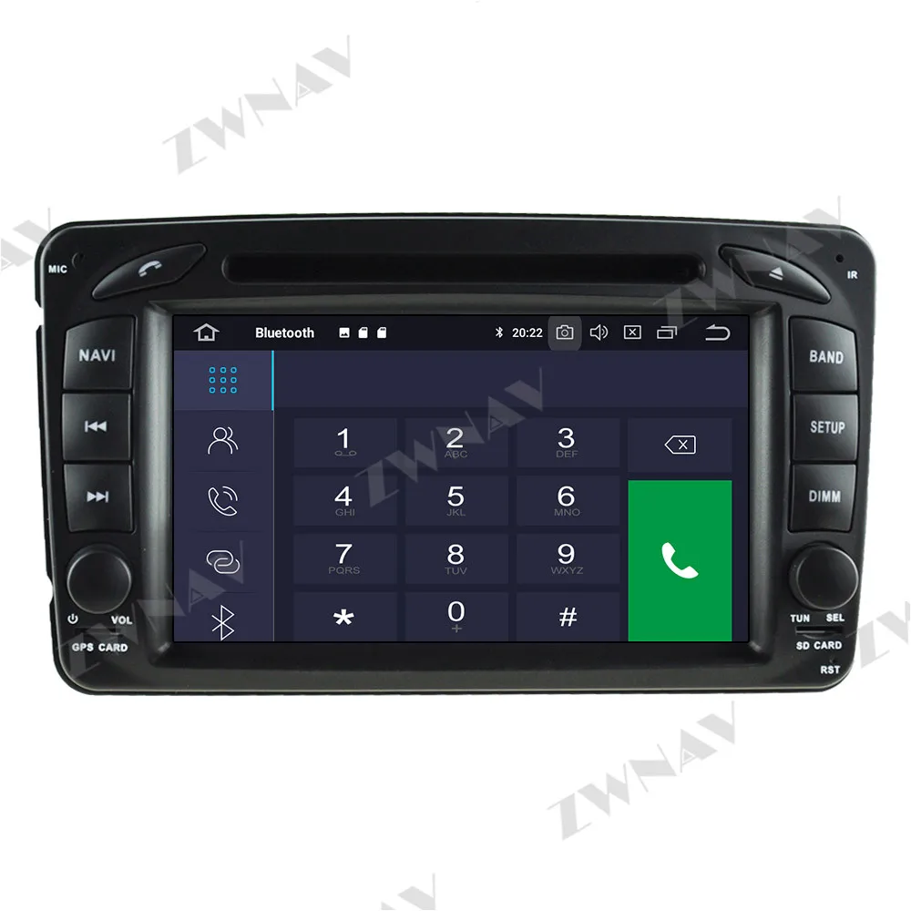 Carplay IPS Android 10 Obrazovky Pre Mercede-Benz W203 W209 W463 W168 Auto Audio Rádio Stereo Multimediálne PlayerGPS Navi Vedúci Jednotky