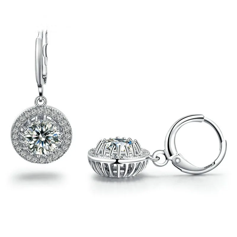 CC Drop Náušnice Pre Ženy Kolo AAA Zirconia Módne Šperky Visieť Náušnice S Austrian Crystal Classic Príslušenstvo CCE021