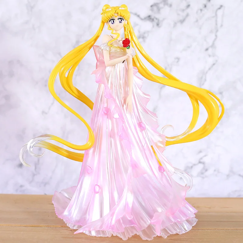 Celkom Guardian Sailor Moon Princess Pokoj Tsukino Usagi PVC Obrázok Zberateľskú Model Hračka Bábika