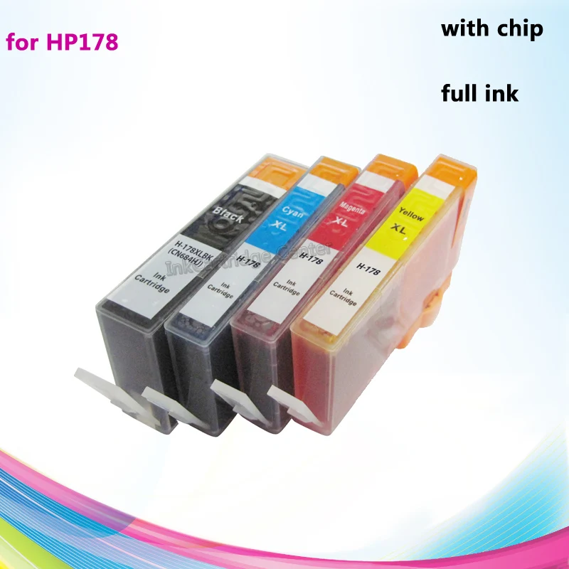 CISSPLAZA Pre 178XL kompatibilné atramentové kazety Pre HP 178 Deskjet 3070A 3520 Inkjetprinter 4620 Photosmart 5510 5520 5515 5521 6521