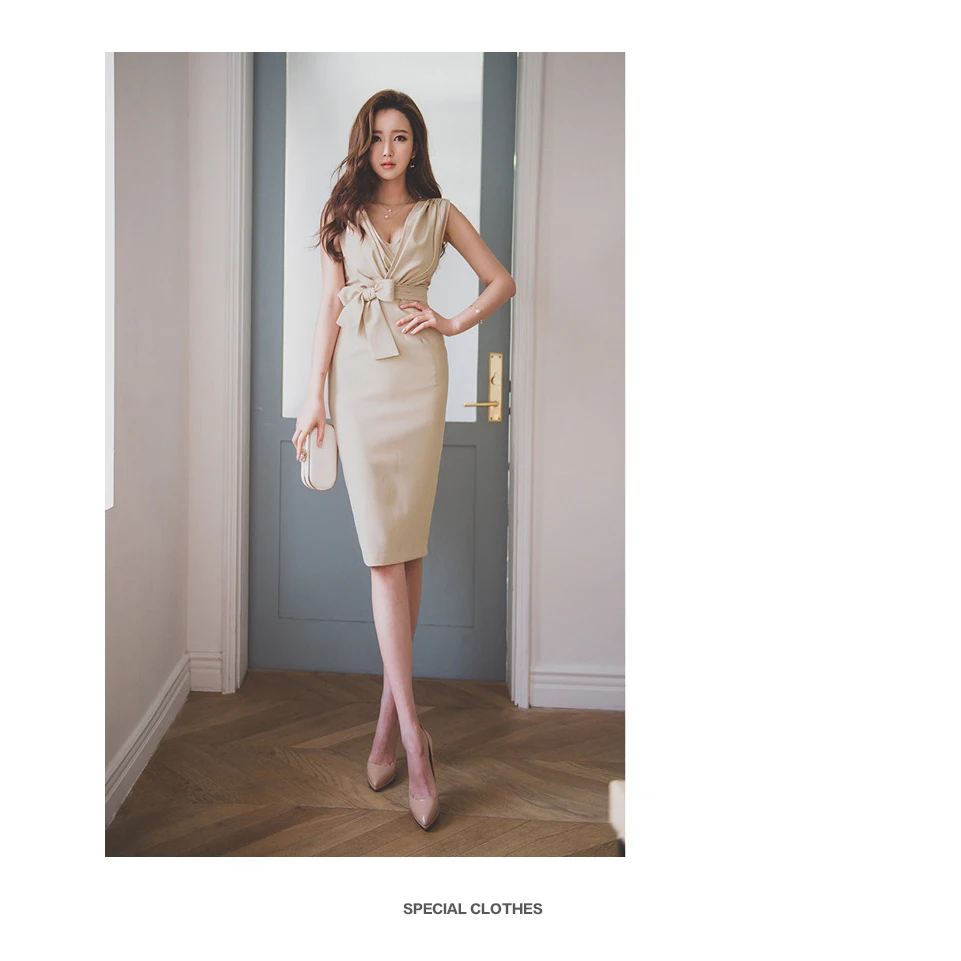 Comelsexy 2019 Lete Ženy, Šaty bez Rukávov tvaru Elegantné Bodycon Formálnej Strany Ceruzky Šaty Práce Vestidos
