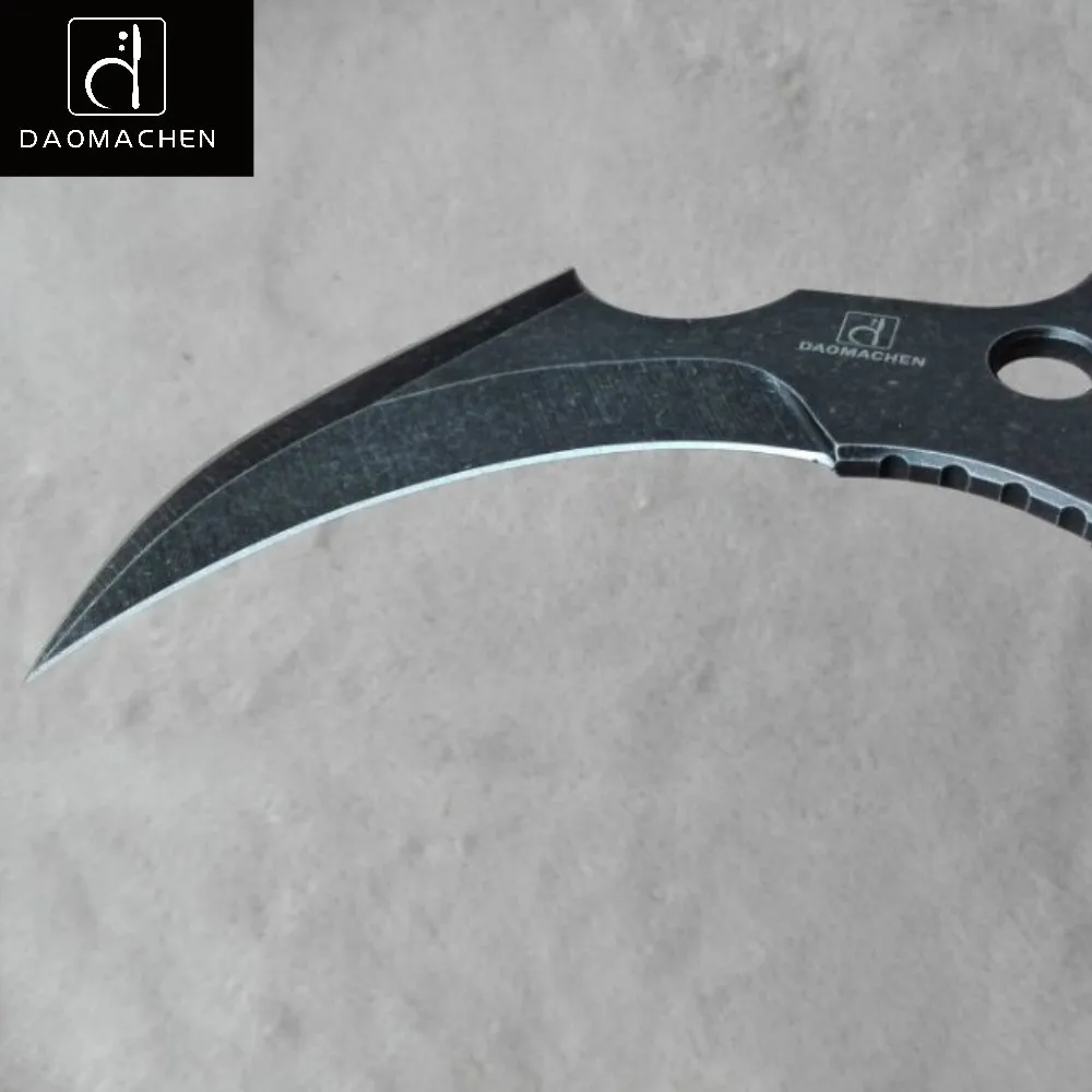 DAOMACHEN Vonku Taktický Nôž Karambit Camping Prežitie Lov Pazúr Nožov Multi Účel Nástroje D2 Čepeľ Huntsman Nože