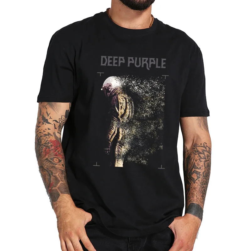 Deep Purple Tričko Nový Album Uháňať! Tričko anglická Rocková Kapela EÚ Veľkosť Bavlna Módne Základné Topy Homme Čaj