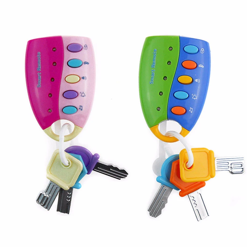 Detské Hudobné Auto Lock Hračka Smart Remote Auto Hlasy Predstierať, že Hrať Blikajúce Elektronické Hračky Skoro Vzdelávacie Hračky pre Deti,