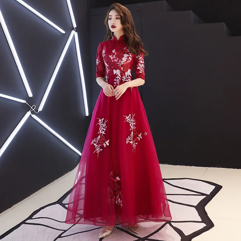 Dievčenské Cheongsam Šaty 2020 Nové Zimné dámske Krátke Štýl Modernej Módy Nové Mládež Lepšiu Čínsky Štýl