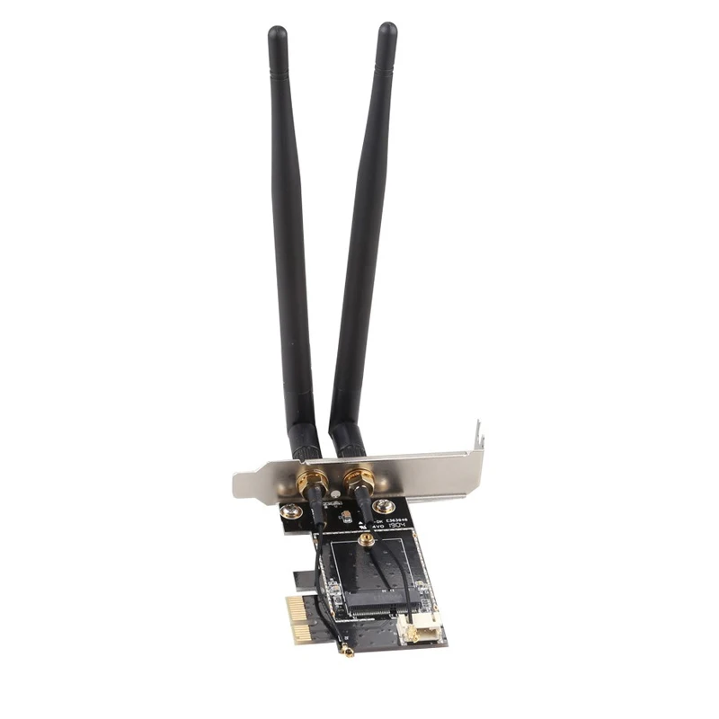 DIEWU Dual Anténa, PCIe M. 2 NGFF Rozširujúca karta bezdrôtového wifi Karta