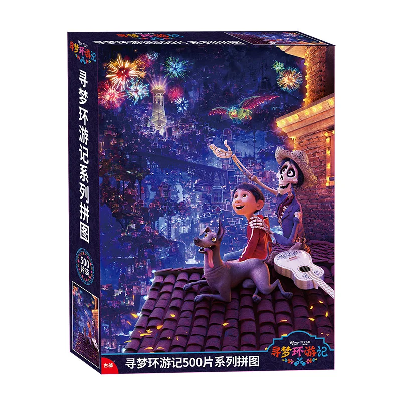 Disney 3D Puzzle 500/1000 Kusov Halloween Deti Puzzle Skladačky Puzzle Vzdelávacie Hračky pre Deti, Dospelých Fluorescenčné Nové Puzzle