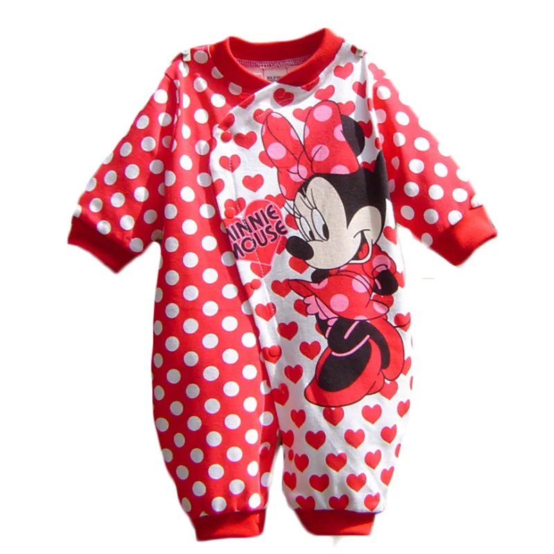 Disney Baby Boy Šaty Dievča Oblečenie Bavlnené Detské Potápačské Novorodenca Mickey Oblečenie novorodenca Kombinézach Cortoon Roupas Bebe