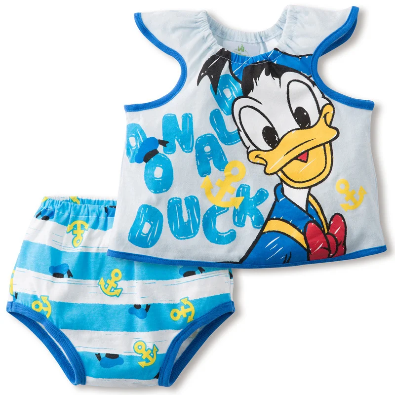 Disney Letné Baby Dievča Oblečenie, Detské Oblečenie Sady Mickey Deti Oblečenie Set Sa Minnie Newbron Dievčatá Oblečenie Oblečenie Cartoon Bebe