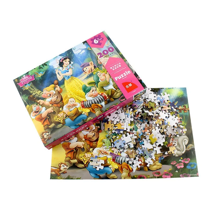 Disney Mrazené detské Puzzle Princezná Aisha 6-7-10-12 ročná dievčina vzdelávacie hračka forChildren je narodeninám