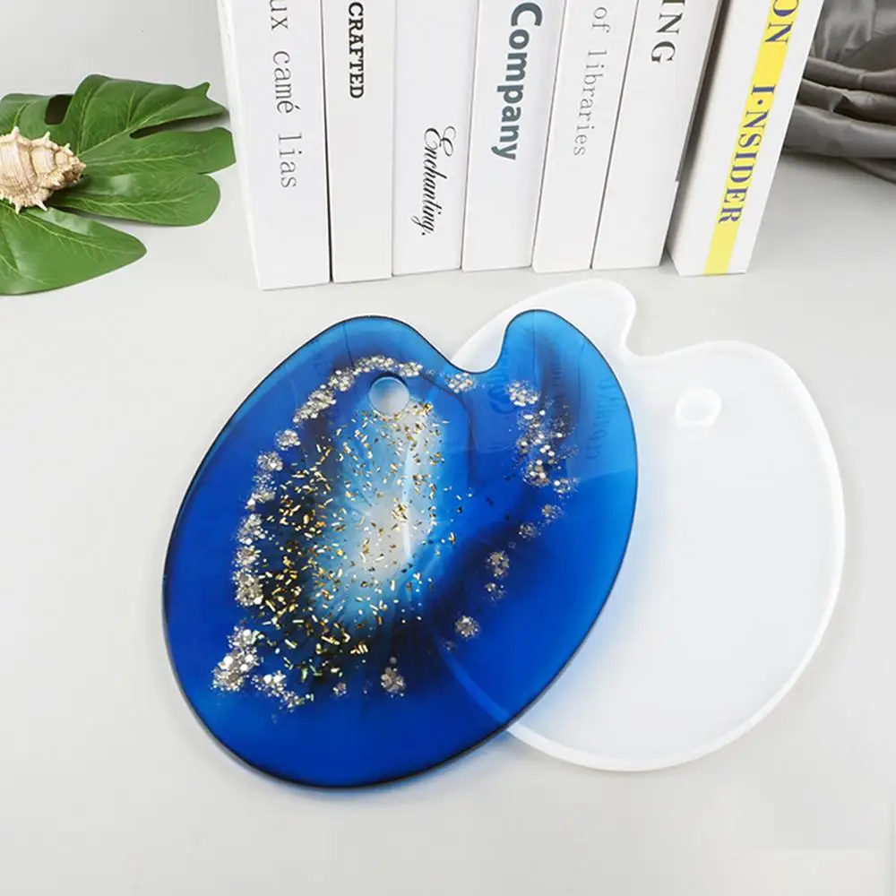 DIY Crystal Formy Kreatívne Ručné Zrkadlo Paletu Farieb rysovaciu Dosku Živice Tabuľka Plniaci Materiál Silikónové Formy Umenia, Remesiel