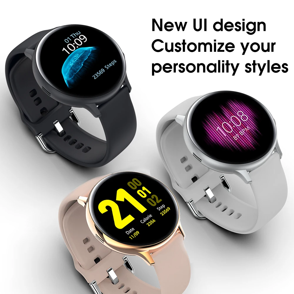 DOOLNNG S20 ip68 Život Nepremokavé Smart Hodinky 2020 ženy, mužov, Pre srdcovú frekvenciu Bluetooth Smartwatch pre