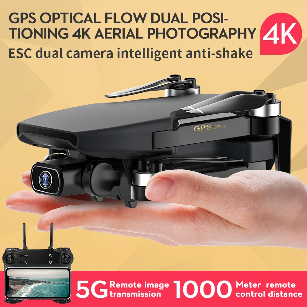 Drone SG108 4-Os GPS 5G WIFI Hučí 4K HD FPV Fotoaparát Profesionálne Dron Brushlles Motorových Výška Holding RC Quadcopter VS SG906