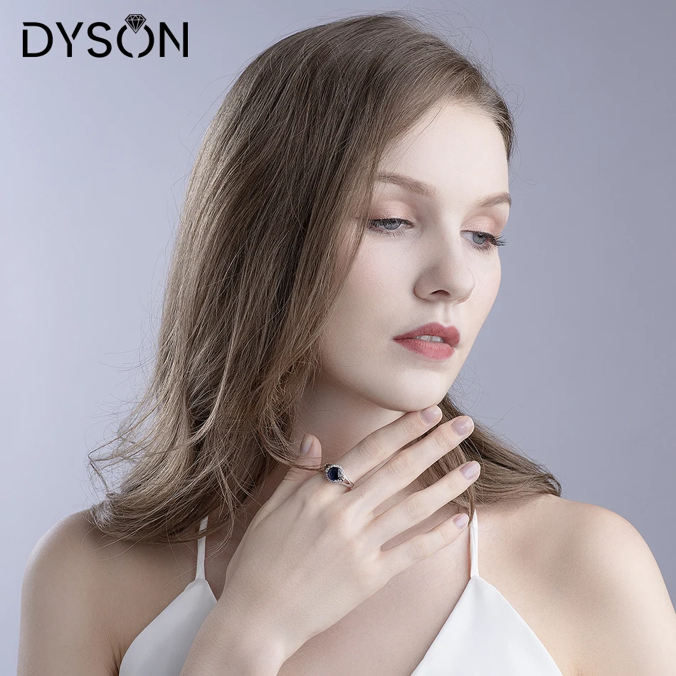 Dyson 925 Sterling Silver Krúžky Krásne Roztomilé Dievčatá Darčeky Vytvorené Nano Ruby Prstene Pre Ženy Priateľmi Populárne Bijoux Jemné Šperky