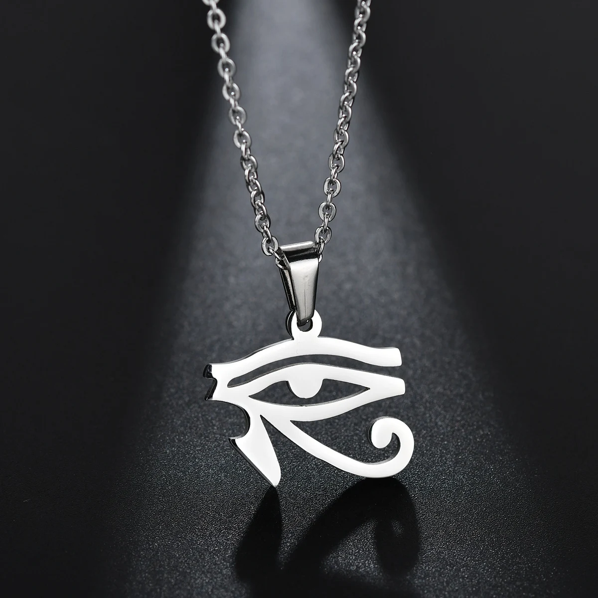 Egyptský Eye of Horus Náhrdelník Zlatá/Strieborná Farba Nehrdzavejúcej Ocele Choker Náhrdelník pre Ženy Egypt Šperky collier femme 2020