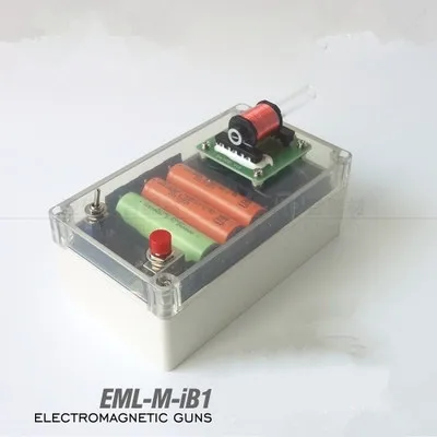 Elektromagnetické Zbraň Model DIY Kit IB1 Vysoké Napätie Dlhé Zábery KMEŇOVÝCH Vedeckých Hračiek Elektronický Experiment (batéria Nie je Súčasťou balenia)