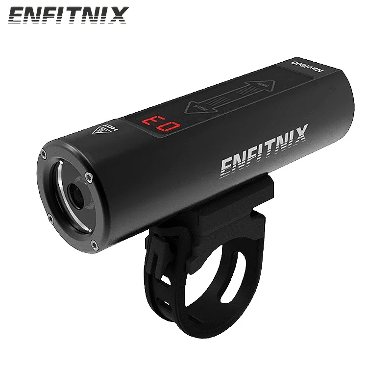 Enfitnix Navi600 USB Charge Night Cyklistické Svetlometu Cestnej Bike Smart Baterka Inteligentné Cyklus Predné Svetlo MTB Zadné Svetlo Nastavenie