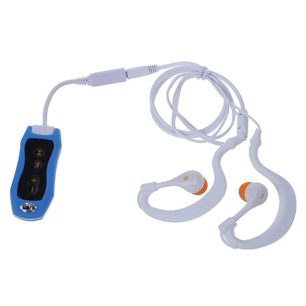 Escytegr Mini MP3 Prehrávač, FM Rádio 4G/8G/16G/32G Plávanie, Potápanie, Surfovanie IPX8 Vodotesné Vonkajšie Športové Prehrávač Hudby