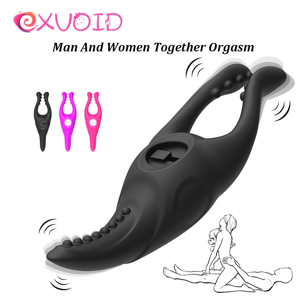 EXVOID G-spot Jazyk Vibrátor Vagíny, Klitorisu Stimulácia Prsia Svorka sexuálnu Hračku Pre Ženy, Bradavky Masér Penis Vibrácií Klip