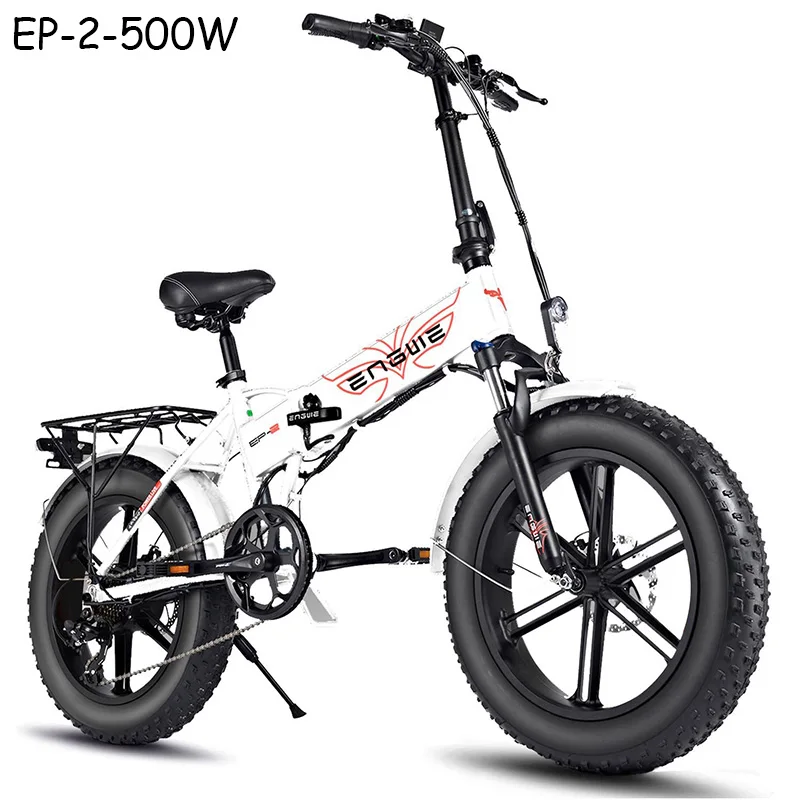 (EÚ Zásob) Elektrický bicykel 48V12.5A 20*4.0 tuku Pneumatiky na Snehu e Bicykel Hliníkový 500W Silný elektrický Bicykel 39KM/H Mountain/sneh klince