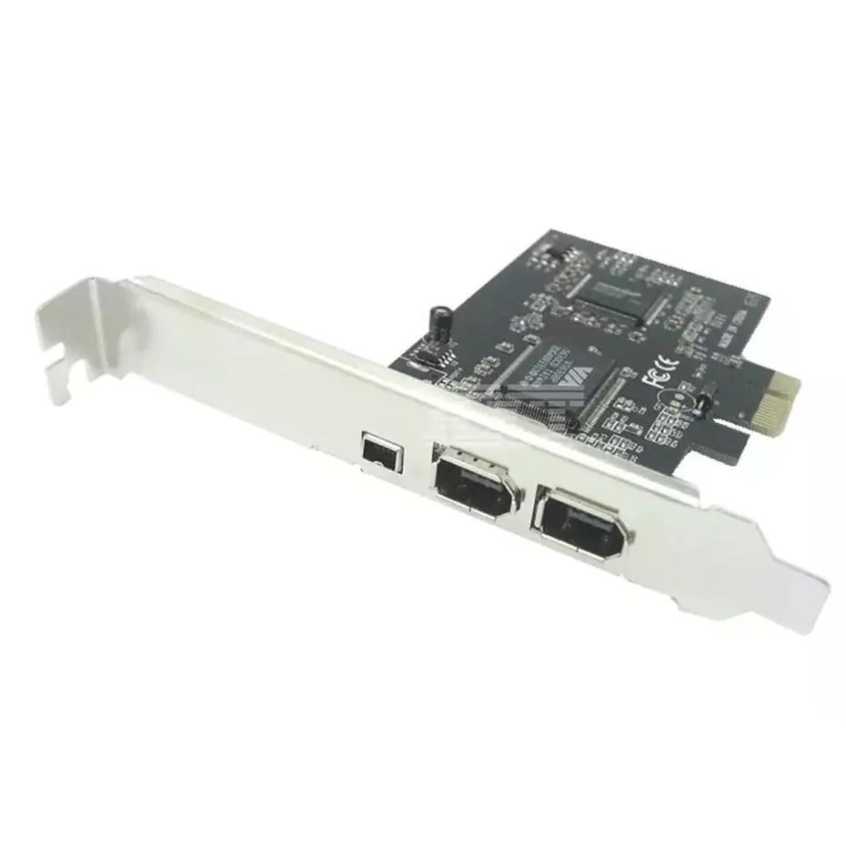 Firewire Kartu,PCIe Firewire 800 Adaptér pre Windows 10 s Nízkym Profilom Držiak a Kábel,3 Porty (2x6 Pin 1x4 Pin), IEEE 1394