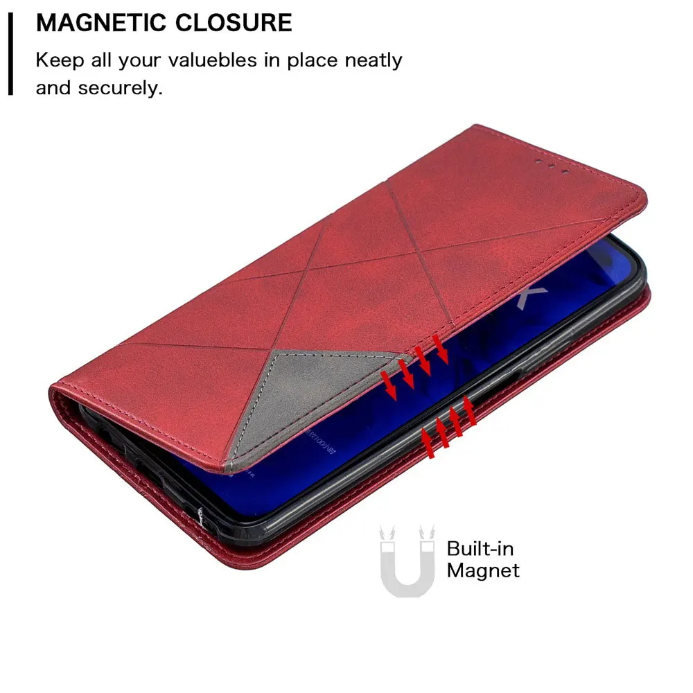 FLOVEME Magnetické Kožené puzdro Pre Huawei Mate 30 Pro P20 P30 Lite Česť 8A 9X Y5 Y6 Y7 Y9 Prvočíslo P Smart 2019 Peňaženky Flip Cover