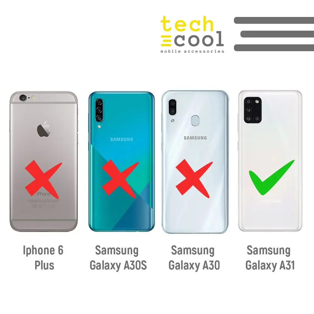 FunnyTech®Silikónové puzdro pre Samsung Galaxy A31 l dizajn Čilský CR7 čiernom pozadí