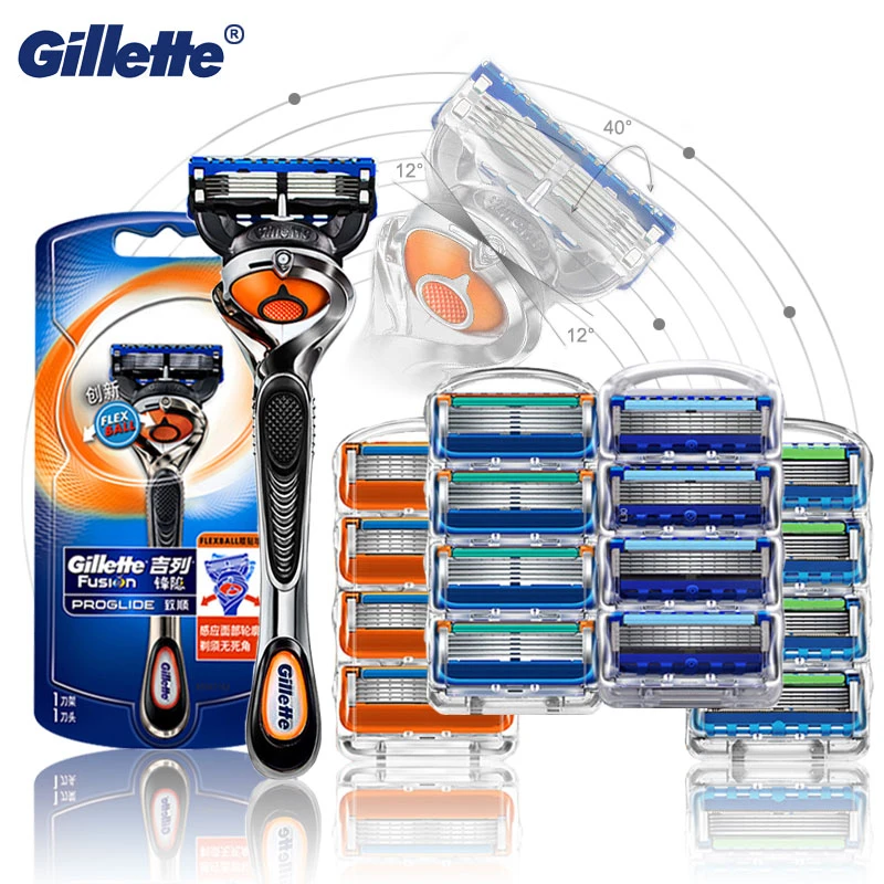 Gillette Fusion 5 Proglide Rovno Bezpečnosti Holiaci Strojček Holiaci Strojček Pre Mužov Holenie Stroj Prípade Holenie Kazety S Replacebale Čepele