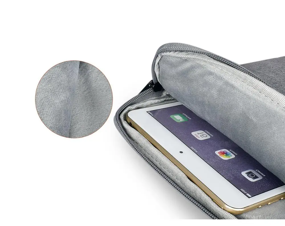 Gligle Rukáv taška puzdro pre iPad Mini 1 2 3 4 5 7.9 palcový Tablet prípadoch +Led+dotykové pero na darček, doprava Zdarma