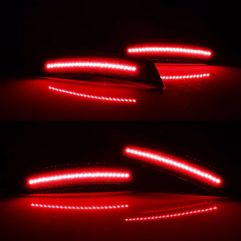 Gtinthebox 4pcs Údené Objektív Žltá /Červená Full LED Predné /Zadné Bočné Obrysové Svetlá Pre 2016-2018 Chevrolet Camaro Wheel Arch Svetlá