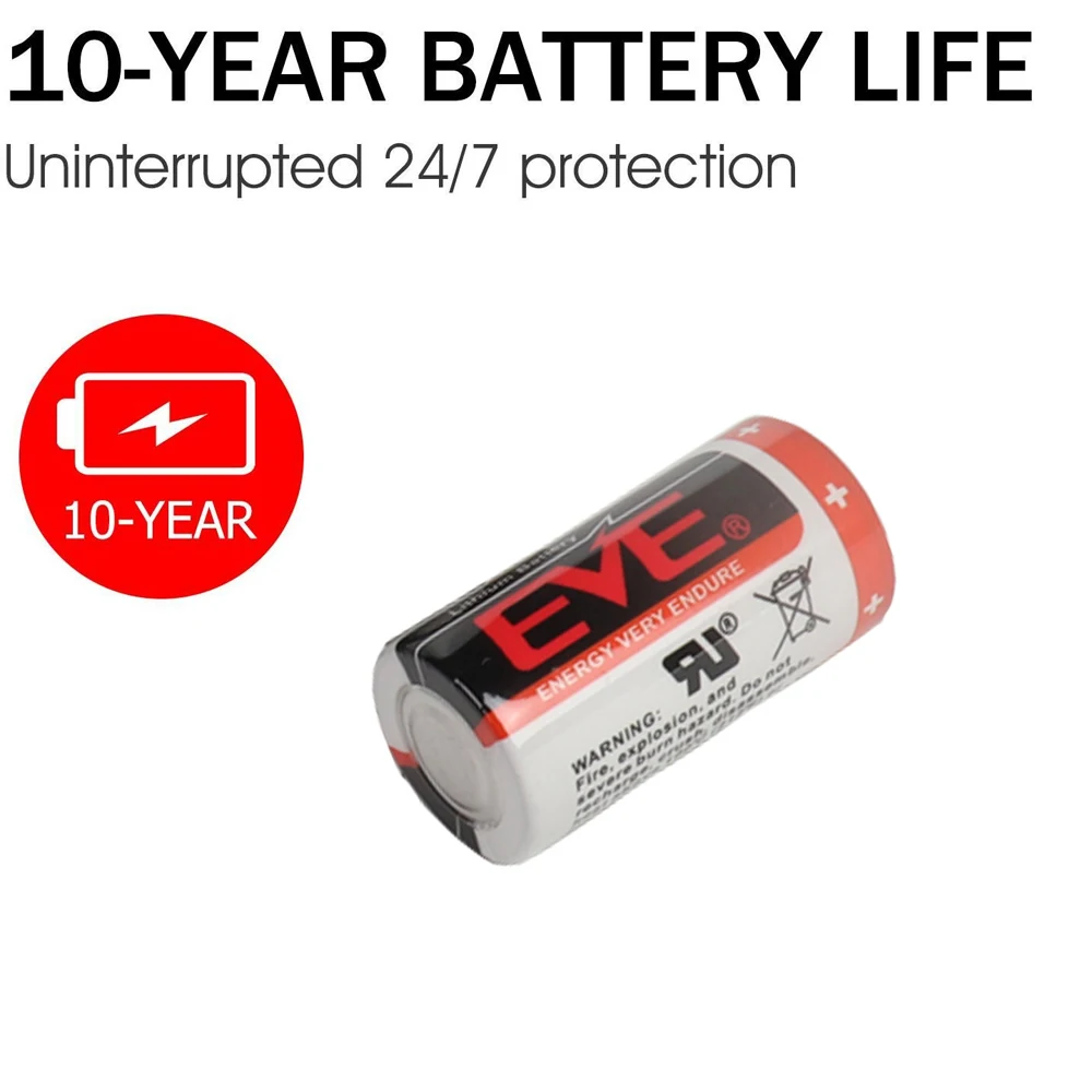 Haozee Mini požiarny Alarm S 10-ročná Batéria Ocenenie Reddot EN14604 CE Certifikované Nezávislým Dymu