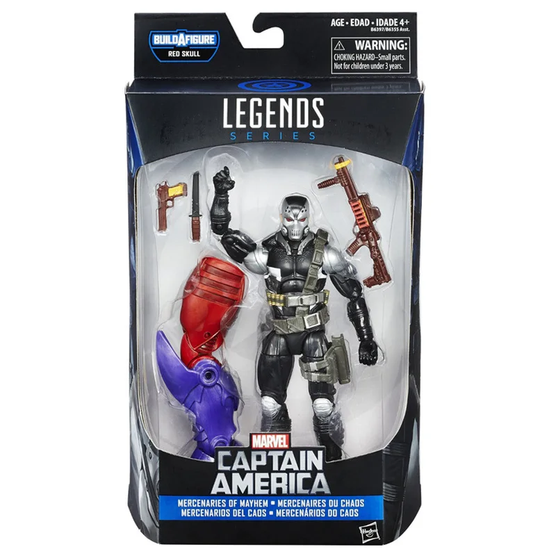 Hasbro Marvel Avengers X MUŽI Legendy Serie Kapitán Amerika Taskmaster skríženými hnátmi Mockingbird Cottonmouth Akcie Obrázok Modelu Hračka