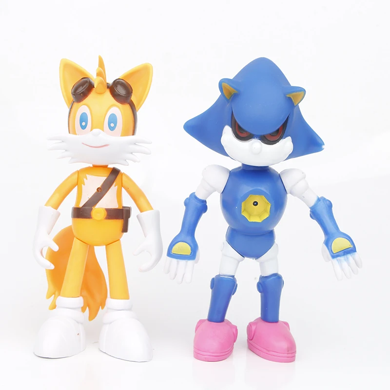 Horúca Hra Sonic Obrázok Hračky, Bábiky Sonic, Tails Kĺby Dr Eggman Amy Rose Anime PVC Akcie Toy Model Pre Deti Darček 16 CM