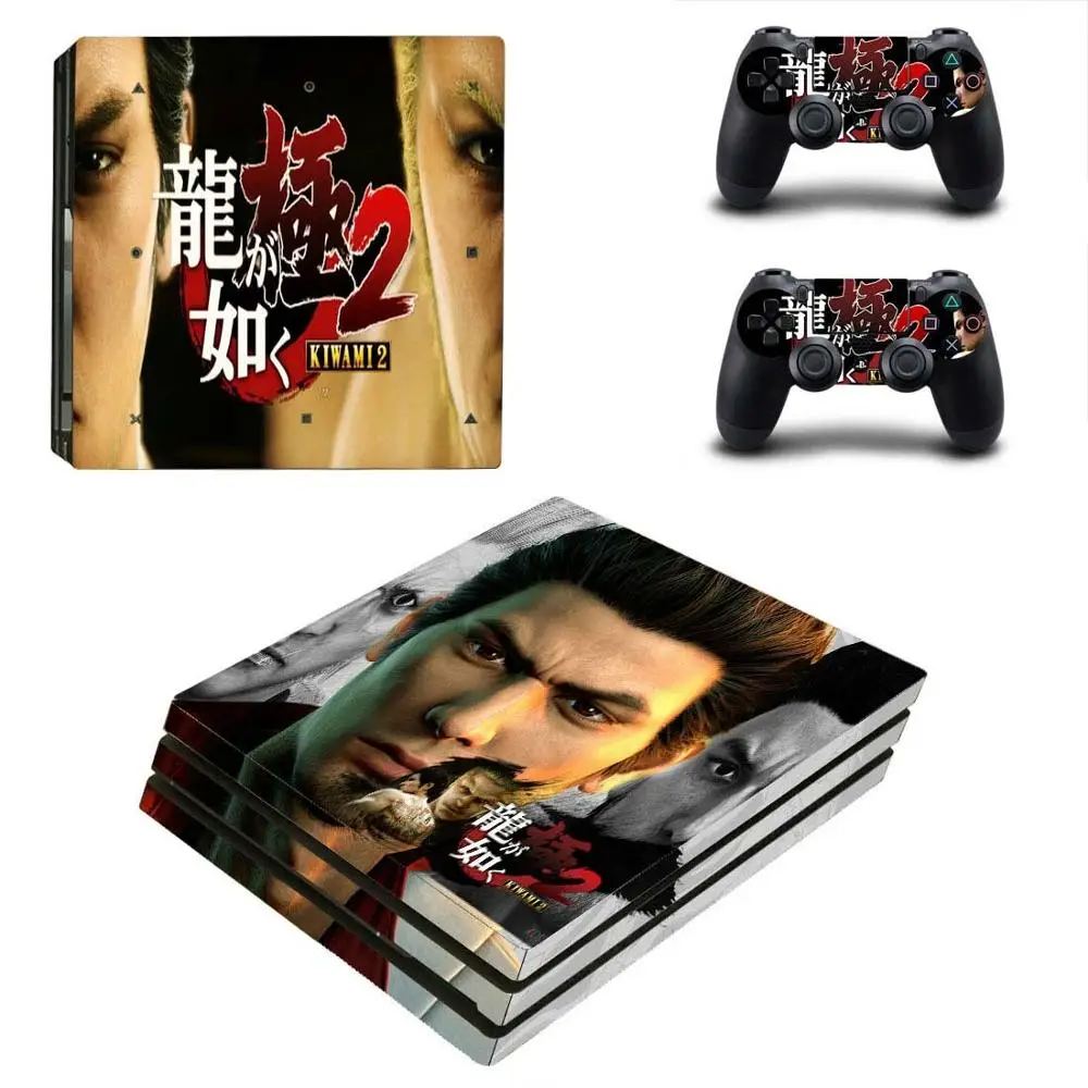 Hra Yakuza Kiwa PS4 Pro Nálepky Play station 4 Pokožky Nálepky Kotúča, Pre PlayStation 4 PS4 Pro Konzoly & Controller Kože Vinyl