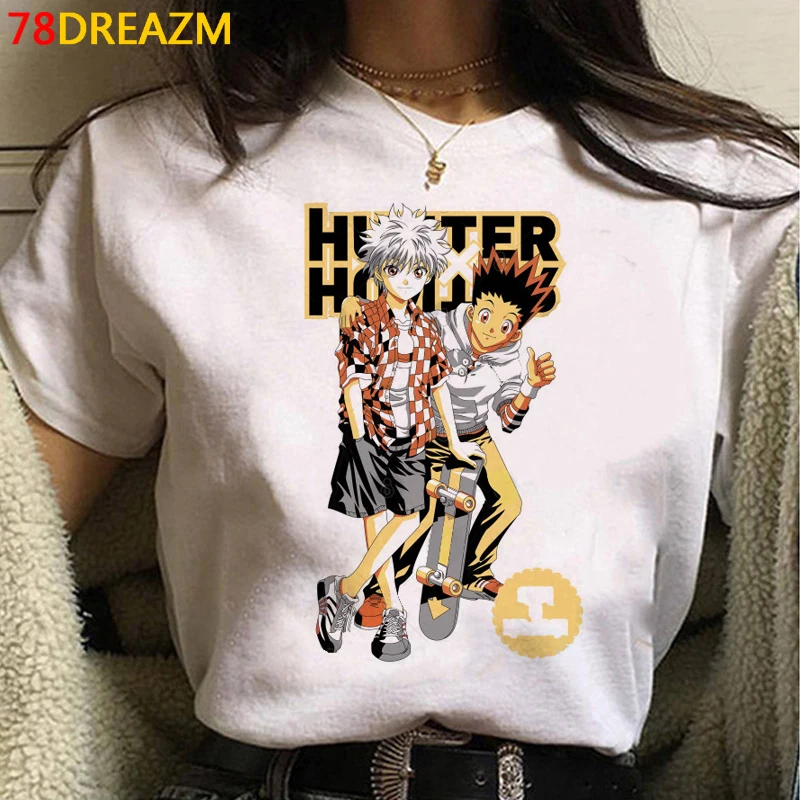 Hunter X Hunter T Shirt Mužov Kawaii Cartoon Killua Hisoka Grafické Tees Japonské Anime Harajuku T-tričko Unisex Topy Tričko Muž