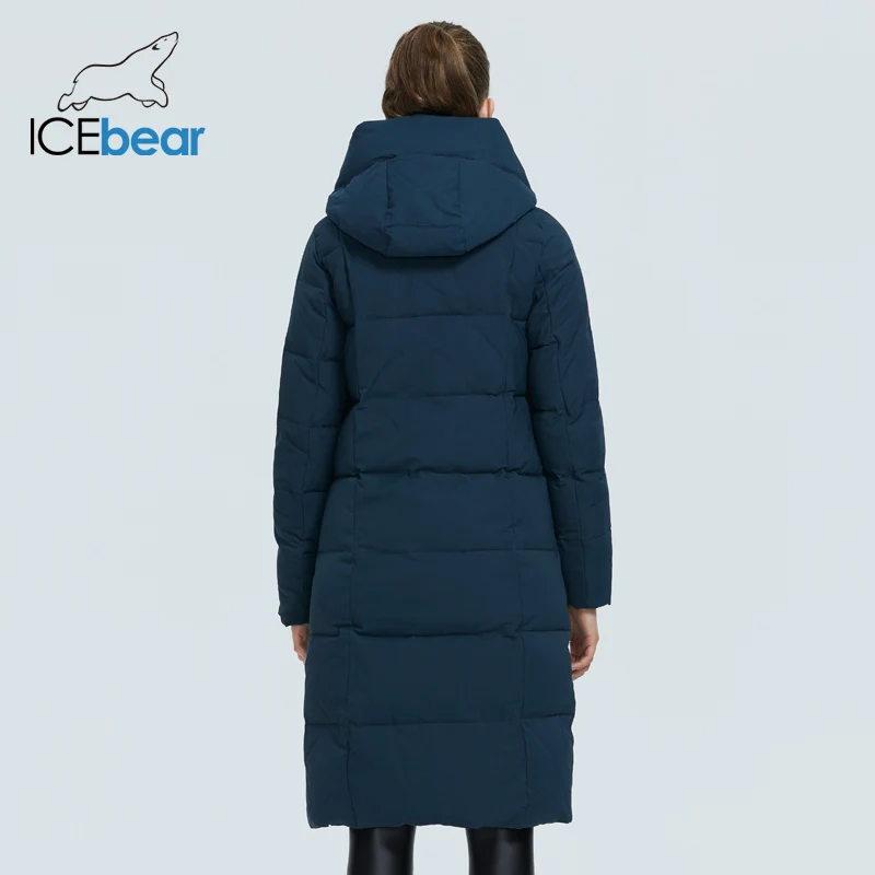 ICEbear 2020 nové príležitostné bunda s kapucňou dámske zimné hrubá vetrovka módne kabát vetru a teplé oblečenie pre ženy GWD0D