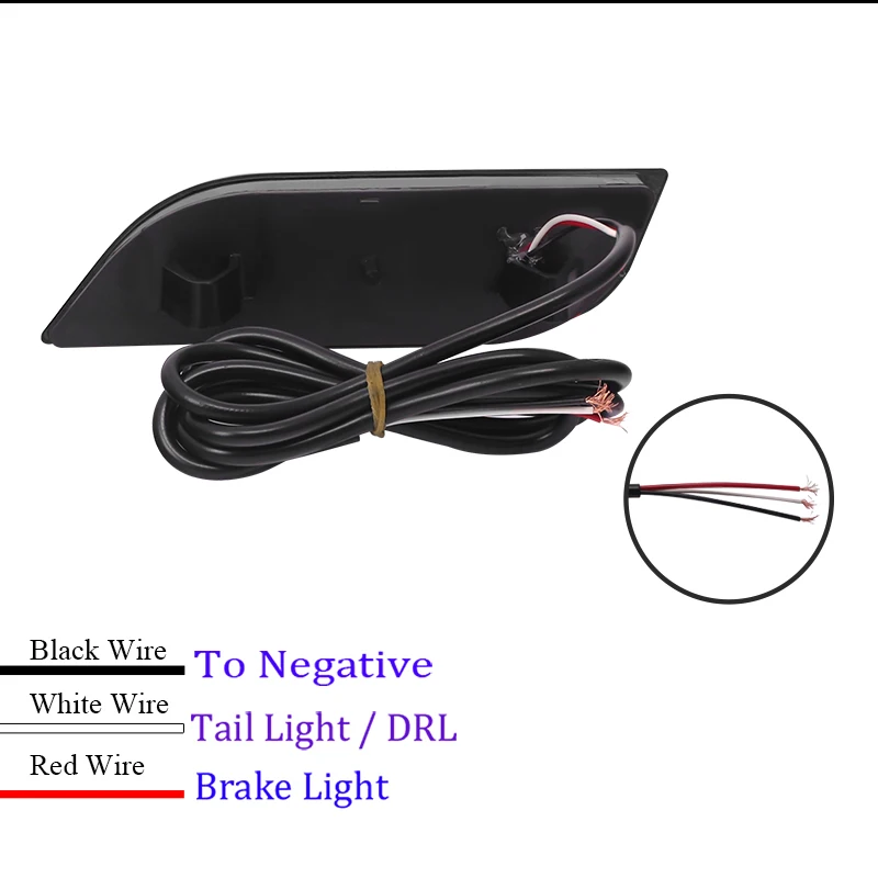 IJDM Nárazníka LED Reflektor Osvetlenie Pre Subaru Impreza WRX alebo WRX STi XV Crosstrek Funkciu ako Chvost,Brzdové Svetlá & Zadné Hmlové Svetlomety