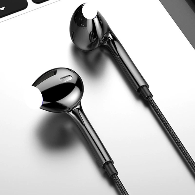 In-Ear Káblové Slúchadlá Typu C Konektor Stereo Slúchadiel pre Xiao Huawei Samsung Šport Spustená Extra Basy Hifi Slúchadlá s Mikrofónom Fone