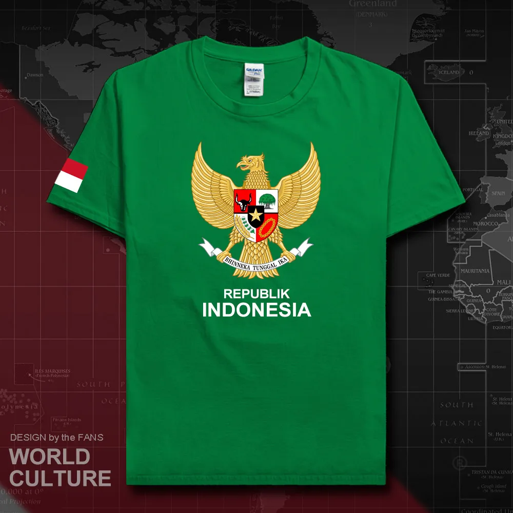 Indonézia Indonézsky t shirt muž dresy 2018 národ tím bavlna t-shirts stretnutie fanúšikov streetwear fitness bežné tees IDN nové 20