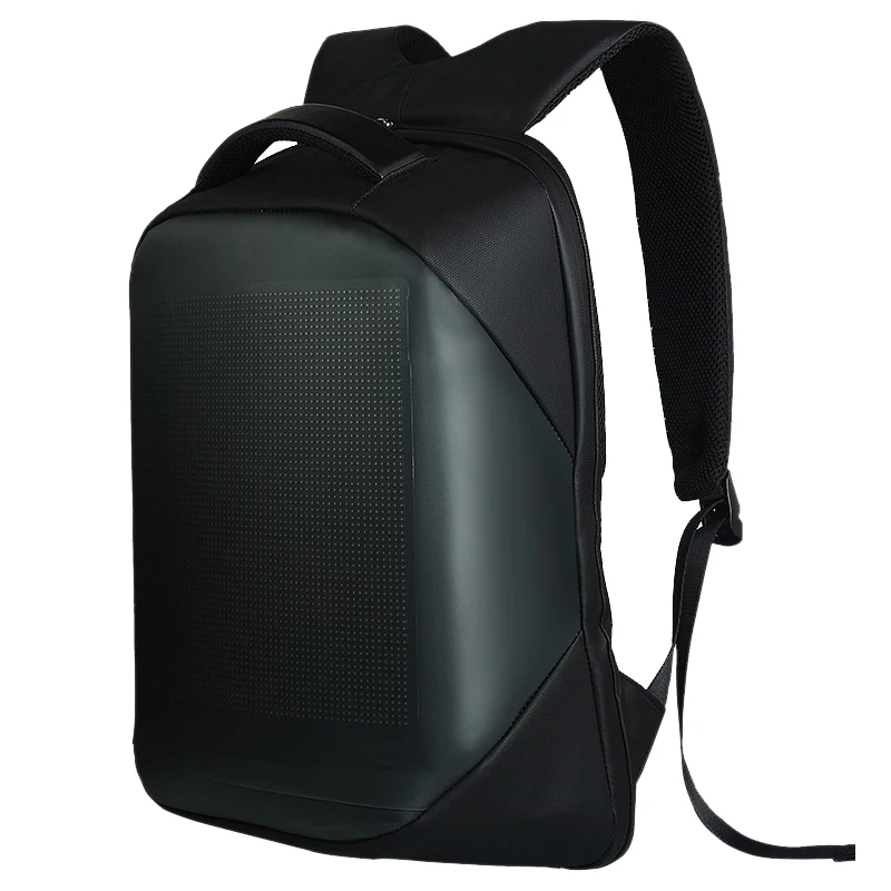 Interaktívne batoh s LED obrazovky 25x25 cm a rozlíšením 64x64 pixelov