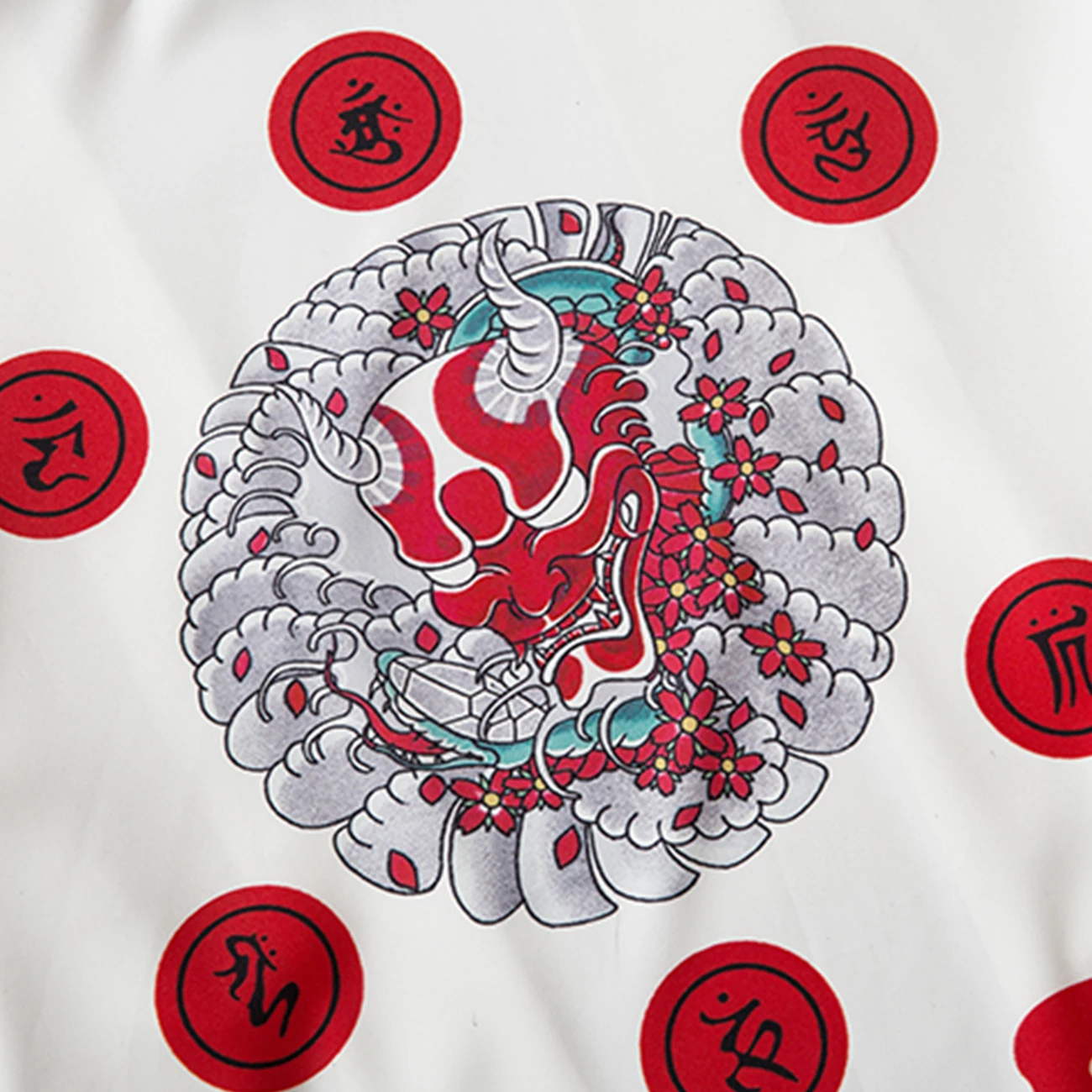 Japonské Kimono Bunda Ghost Mužov Vlny Vytlačené Predné Otvorené Coats 2020 Lete Harajuku Japonsko Streetwear Voľné Košele Tenké Oblečenie