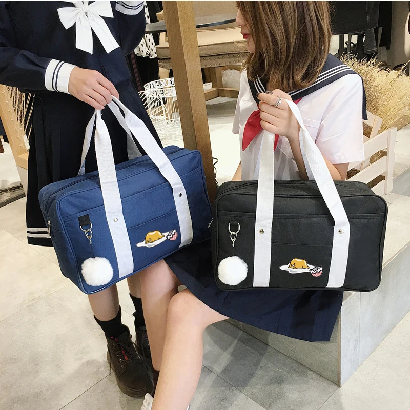 Japonské Školy Anime gudetama jk jednotné Cos prímestských Kabelka študent ramenný prenosné plátno ruky tašku plátno program Messenger Tašky