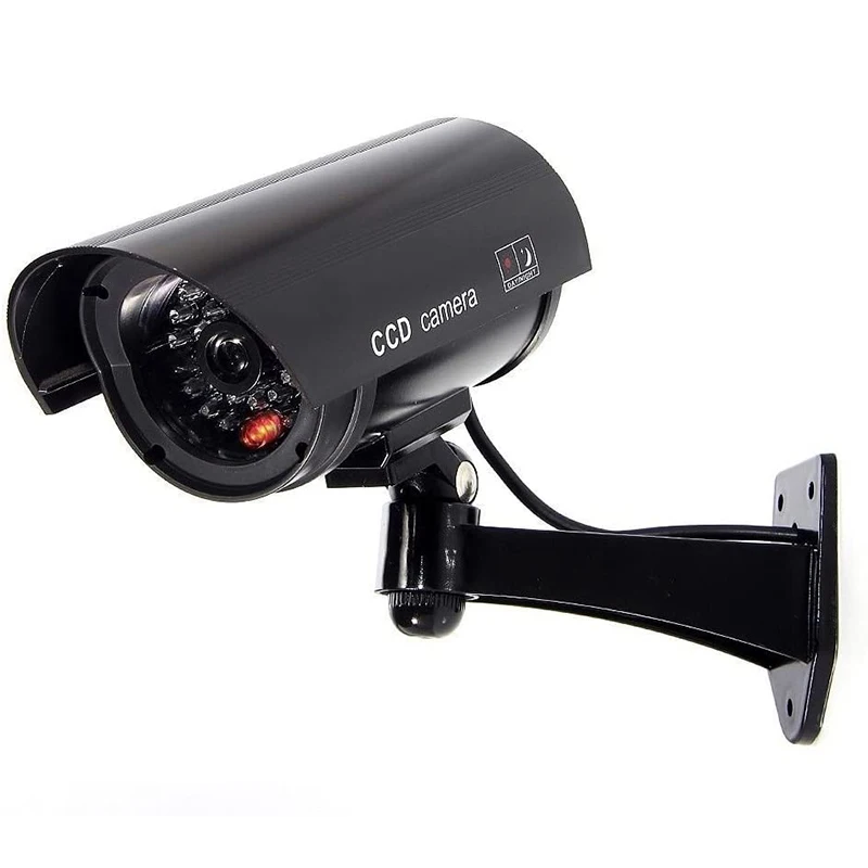 KIMPOK Falošné Figuríny bezpečnostné kamery CCTV vonkajšie nepremokavé Emulational umelé návnady IR LED wifi Flash Červená Led dummy video Kamera