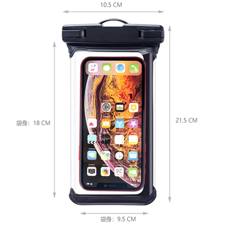 KISSCASE IPX8 Univerzálny Vodotesné puzdro Pre iPhone 11 Pro XS X 8 Plus Samsung S10 S9 S8 Kryt Vody dôkaz Vrecka Puzdro na Mobilný Telefón