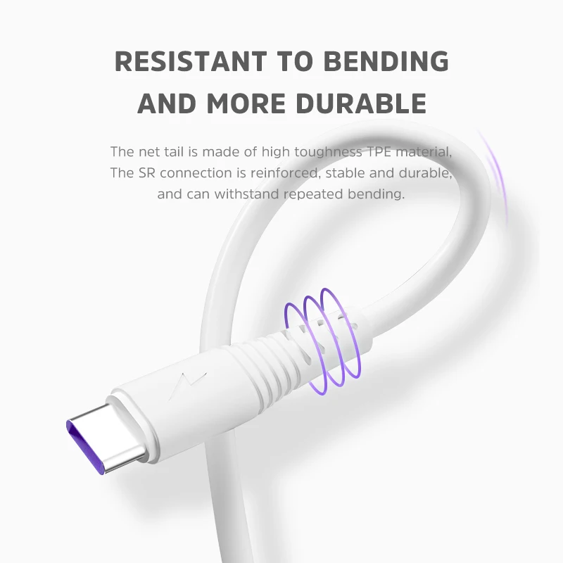 Kivee CH072 USB Kábel pre Xiao Redmi Kábel 5A Rýchle Nabíjanie Kábel pre iPhone 12 11 Pro Max 3 v 1 Nabíjací Kábel Dátový USB Line