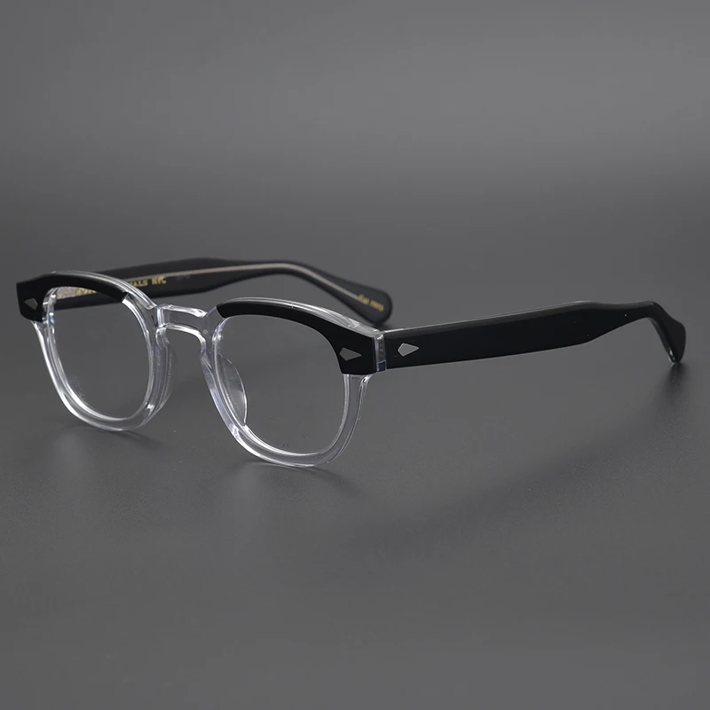 Klasický Dizajn Značky Námestie Acetát Okuliare, Rám Muži Ženy Retro Voľný Čas Optické Predpis Okuliare Krátkozrakosť Okuliare