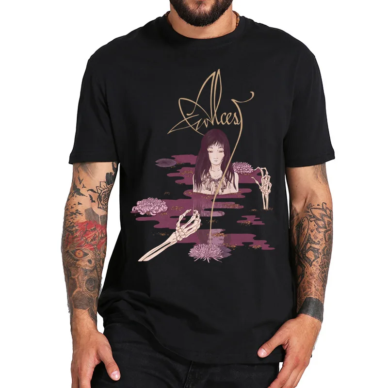 Kodama T Shirt Alcest Album T Shirt francúzske Post-metalová Kapela z Čistej Bavlny EÚ Veľkosť Mäkké Basic Tee Topy