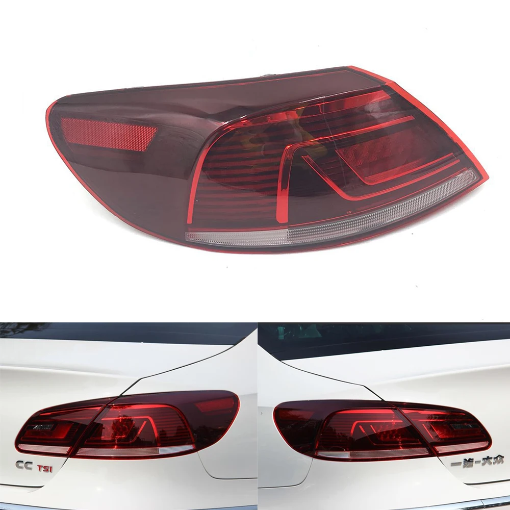 Koncových svetiel Pre VW Passat CC 2013 ~ 2017 Auto Ľahká Montáž Zadné zadné Svetlo Sústruženie Signál Brzdy Lampa Upozornenie Nárazníka Svetlo