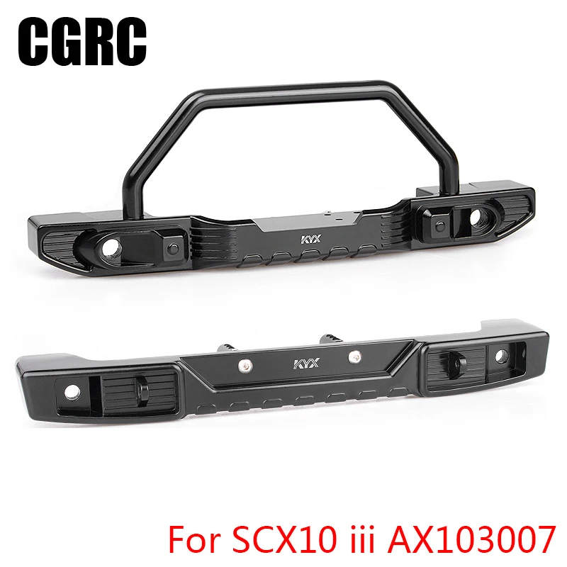 Kovové Predné, Zadné, Bary Nárazníka protizrážkový pre 1/10 RC Crawler Auto AXIAL SCX10 III AX103007