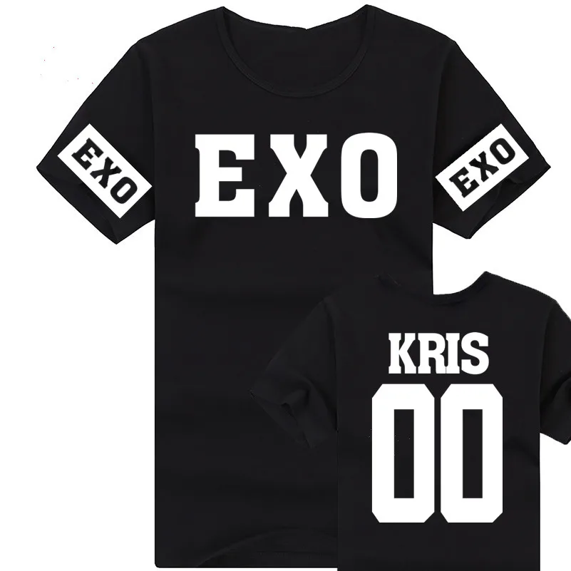 Kpop EXO Ženy, fitness tričko Harajuku, t košele Ropa Mujer Dámske Topy T-shirt Značku Oblečenia kawaii Hip Hop Tee Tričko Femme